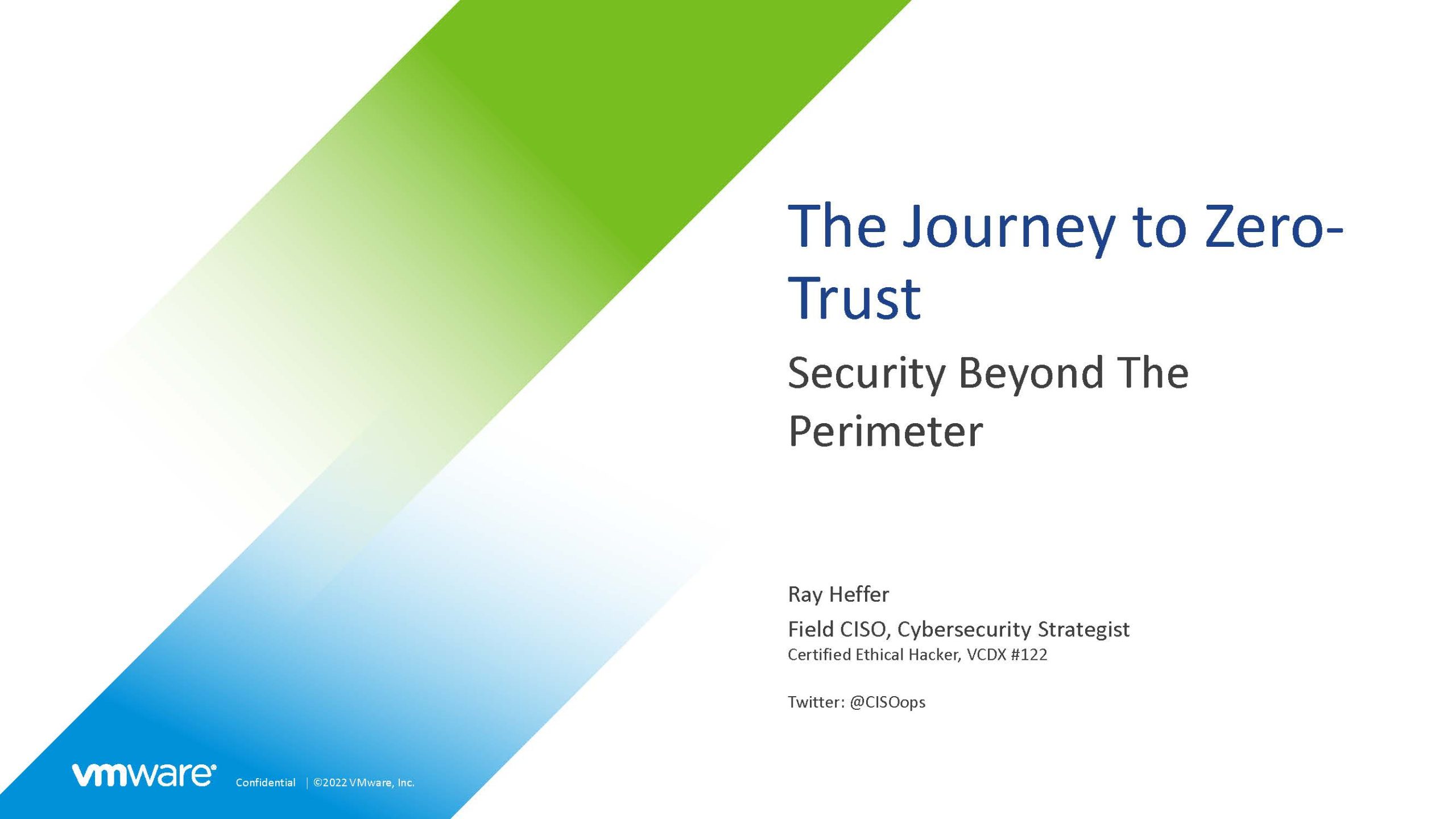 Ray Heffer Presentations - Cybersecurity Summit